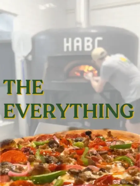 "The Everything supreme wood-fired oven pizza at Hop Avenue Brew Pub in Bridge City."